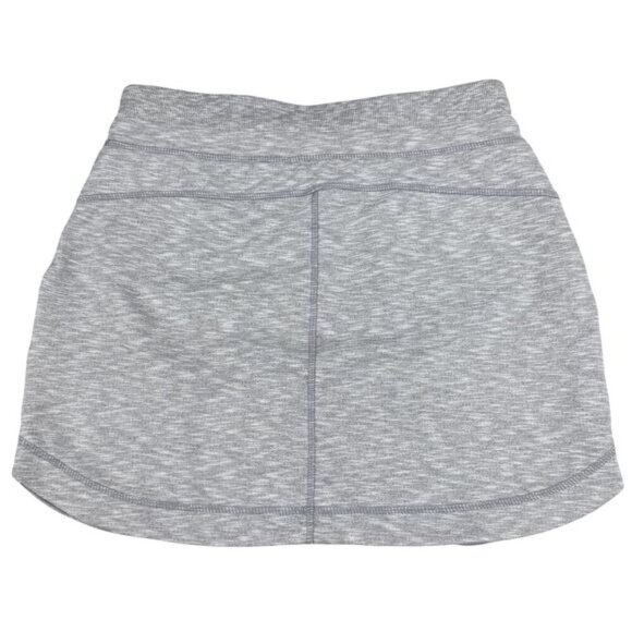 ATHLETA Techie Terry Skirt Sz XS Heathered Gray - Picture 5 of 5